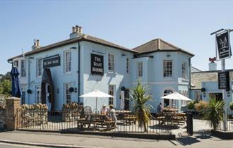 Isle of Wight, The Boat House, Public House, Seaview, Outside Tables