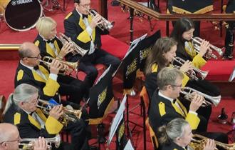 Abbey Brass Band performing, music, what's on, event, Shanklin, Isle of Wight