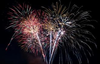 Fireworks in the sky, Fireworks at Sandown Pier, Easter celebrations, Isle of Wight, what's on, event