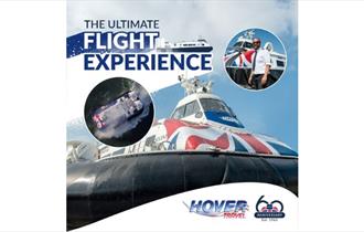 Hovercraft flight experience poster, things to do, tour, history, activities, Isle of Wight