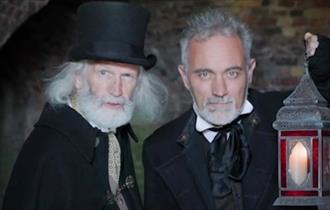 Two men taking a tour around Osborne grounds on the Isle of Wight, Halloween event, what's on, adult event