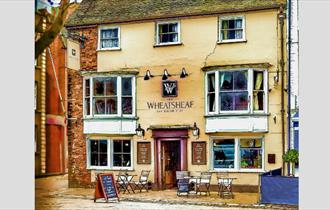 Outside view of The Wheatsheaf Hotel, Newport