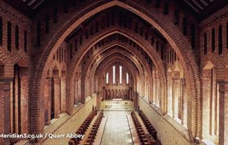 Inside of the abbey at Quarr Abbey, Ryde, Isle of Wight, life at Quarr Abbey, what's on, event, island life, food and drink, live music