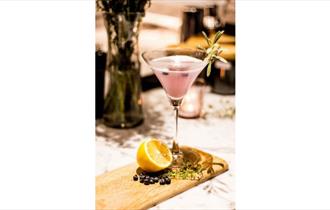 Pink cocktail, Pink Party at The Seaview Hotel, summer party, music, drinks, Isle of Wight, event, what's on