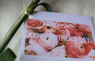 Mother's Day card and flower, lunch at the Seaview Hotel, food, what's on, event, Isle of Wight