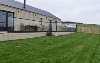 Outside view of The Old Cowshed, countryside views, self catering, Isle of Wight