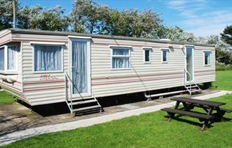 Caravan at Dinosaur Farm Holidays - Self-catering, Isle of Wight