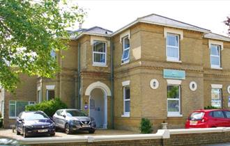 Outside view of Parterre Holiday Apartments, self-catering, Sandown