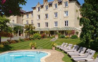 Swimming pool at The Royal Hotel, Ventnor, Isle of Wight Hotels