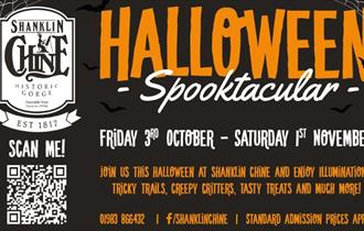 Halloween event at Shanklin Chine, October Half Term, children's event, what's on, Shanklin, Isle of Wight