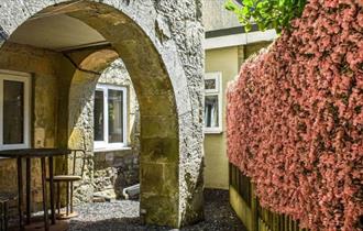 Outside view of The Old Rectory in Niton, self catering, apartment, Isle of Wight, historic property, Isle of Wight Stays property