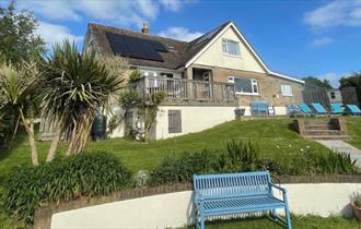 Outside view of Three Gables, self-catering, country holiday home, Newbridge, Isle of Wight