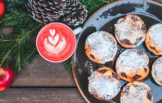Plate of mince pies, Isle of Wight Donkey Sanctuary Christmas Day event, what's on