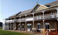 Outside view of accommodation at YMCA Winchester House, Shanklin, Isle of Wight, group accommodation