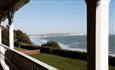 Sea view from YMCA Winchester House, Shanklin, Isle of Wight, group accommodation
