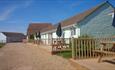 Isle of Wight, Accommodation, Seaview Holidays, image showing outside of 2 bedroom cottages