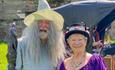 Two performers at the Isle of Wight Steampunk Festival, event, what's on, Ryde