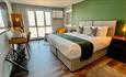 Super king room at Pinnacle Suites Hotel, Cowes, Isle of Wight, boutique hotel