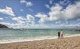 The beach at The Needles Landmark Attraction, Alum Bay, Isle of Wight, Things to Do