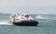 Two hovercrafts on the water, Hovertravel