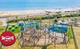 Aerial view of Skynets at Sandham Gardens, Sandown, Things to Do