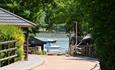 View of Wootton Creek from the grounds of PGL Little Canada at Wotton, Isle of Wight, kids' adventure camp