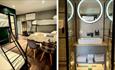 Crew Rooms 2 and bathroom at Pinnacle Suites Hotel, Cowes, Isle of Wight, boutique hotel