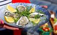 Oysters and lemon on ice, Champagne & Fromage Tasting at The Wellington, food & drink event, what's on, Isle of Wight