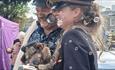 Two performers at the Isle of Wight Steampunk Festival, event, what's on, Ryde
