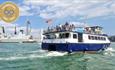 Passengers on Solent Cruises, trips and tours, Isle of Wight, activities, things to do