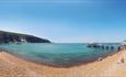 Panoramic view of Alum Bay beach, Isle of Wight, Things to Do