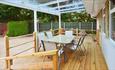 Isle of Wight, Accommodation, Self Catering, Baltija, Ventnor, outside covered dining / seating