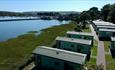 View of Bembridge Harbour from the Old Mill Holiday Park, St Helens, Isle of Wight, Self Catering