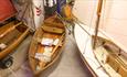 Collection of boats at The Boat Shed, Cowes, Isle of Wight, Maritime Museum