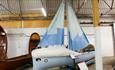 Yacht at The Boat Shed, Cowes, Isle of Wight, Maritime Museum