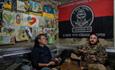 Book Launch – The New Total War by Bob Seely with photographs by Annabel Moeller at Dimbola, Bob Seely on the front line in Ukraine