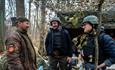 Book Launch – The New Total War by Bob Seely with photographs by Annabel Moeller at Dimbola, Bob Seely on the front line in Ukraine