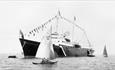 Britannia and Coweslip 1960, Sailing Through Royal History Exhibition: The Royal Yacht Britannia, Isle of Wight