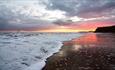 Sunset over Brook Beach, Isle of Wight, Things to Do