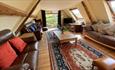 Isle of Wight, Accommodation, Brummell Barn, Image showing beautiful lounge with views