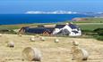 Chale Bay Farm with sea views in the background, self catering, apartments, Isle of Wight