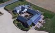 Aerial view of Chale Bay Farm, self catering, apartments, Isle of Wight