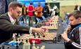 Isle of Wight, Events, Chess Tournament, Ryde, Game in Progress