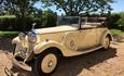 Classic car at Cowes Classics Day, event, Isle of Wight