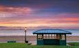 Seating area in front of Cowes beach, Isle of Wight, Things to Do