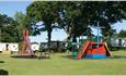 Outside play area at Cheverton Copse Holiday Park, Sandown