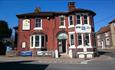 Outside view of The Waverley Inn, Carisbrooke, Isle of Wight, local produce, let's buy local