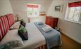 Double bedroom at Dairyman's Cottage, Tapnell Farm, Self-catering, West Wight, Isle of Wight