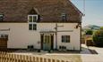 Outside view of Dairyman's Cottage at Tapnell Farm, self catering farm cottage, accommodation, farm stay, Isle of Wight