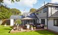 Outside dining area at Dar View, Classic Cottages, Isle of Wight, self catering, accommodation